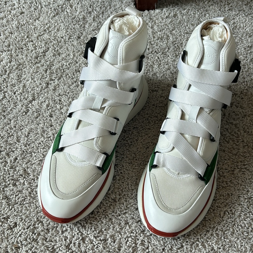 Authentic Chloe unisex High Top Sneakers